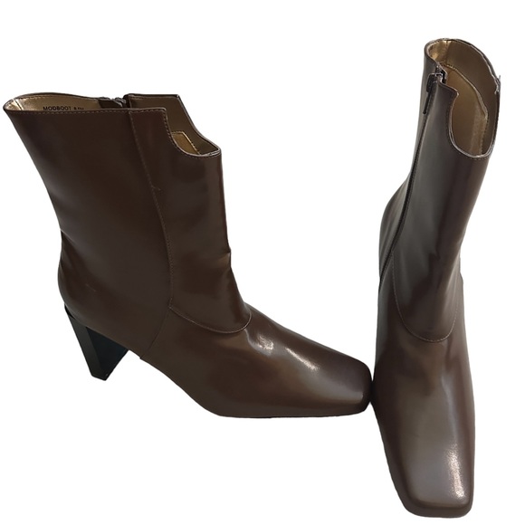 Suzanne Somers Shoes - ❄️ Suzanne Somers Modboot Heeled Boots Brown 8.5 Never Worn